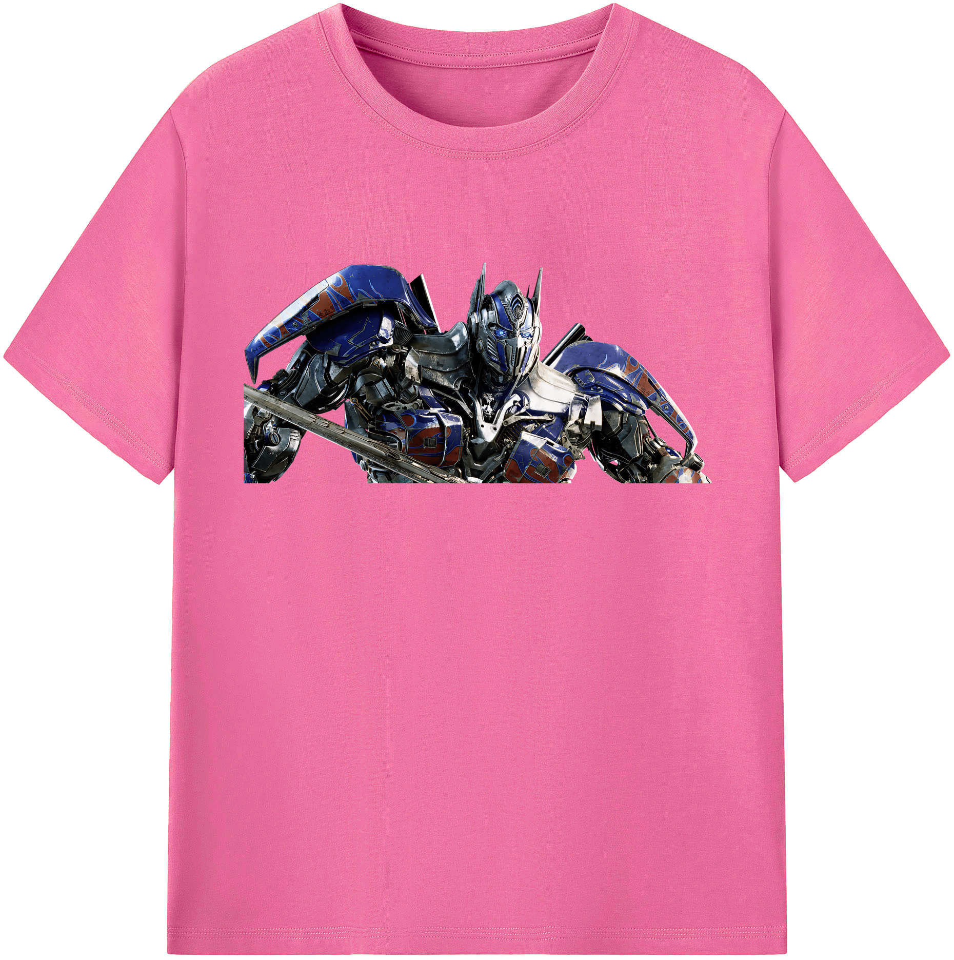 （画像用） Transformers トランスフォーマー レディースカジュアルプリントTシャツ（綿100％）